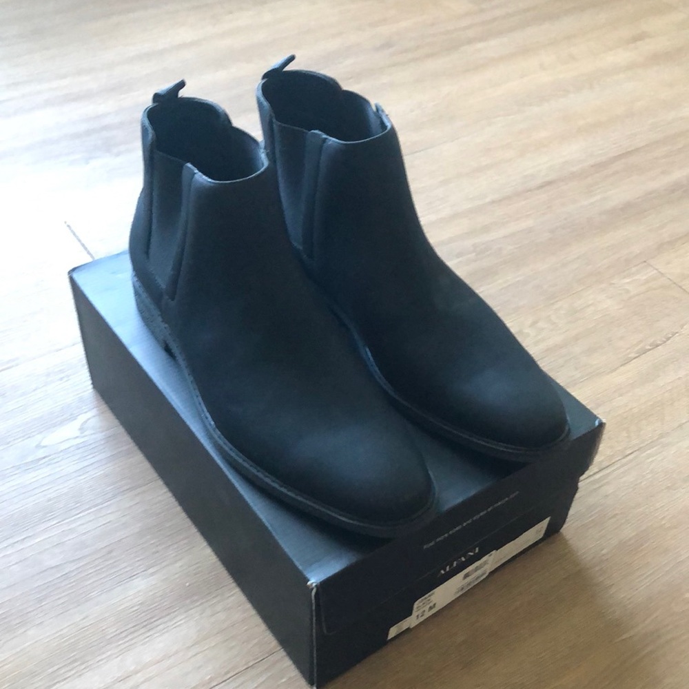 Alfani Jonah Black Chelsea Boots